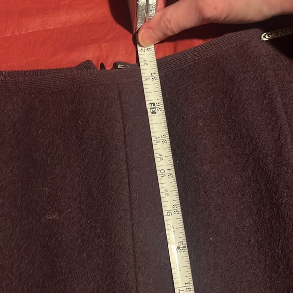 Burgundy Geiger Long Skirt - Picture 7 of 7